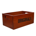 Monitor Stand Cube Storage Wooden Storage Box Office 26.00X16.00X11.00CM Brown – Natural-Look Construction with Functional, Easy-Use Details