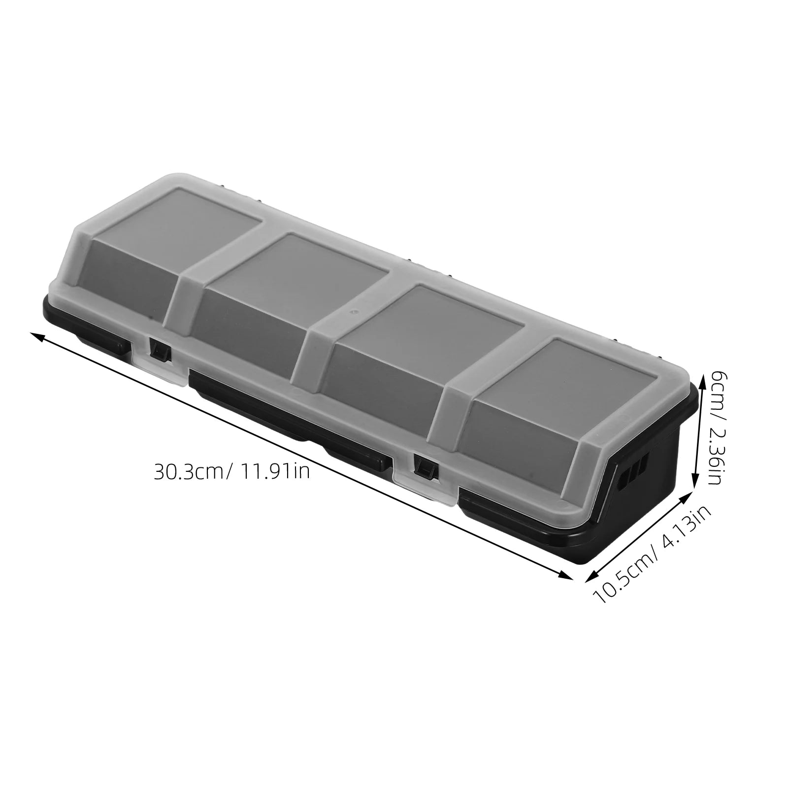 2 Pcs Screw Parts Box Storage Small Organizer Large Organizers and Bins Crate Black – Convenient Multi-Piece Set with Functional, Easy-Use Details