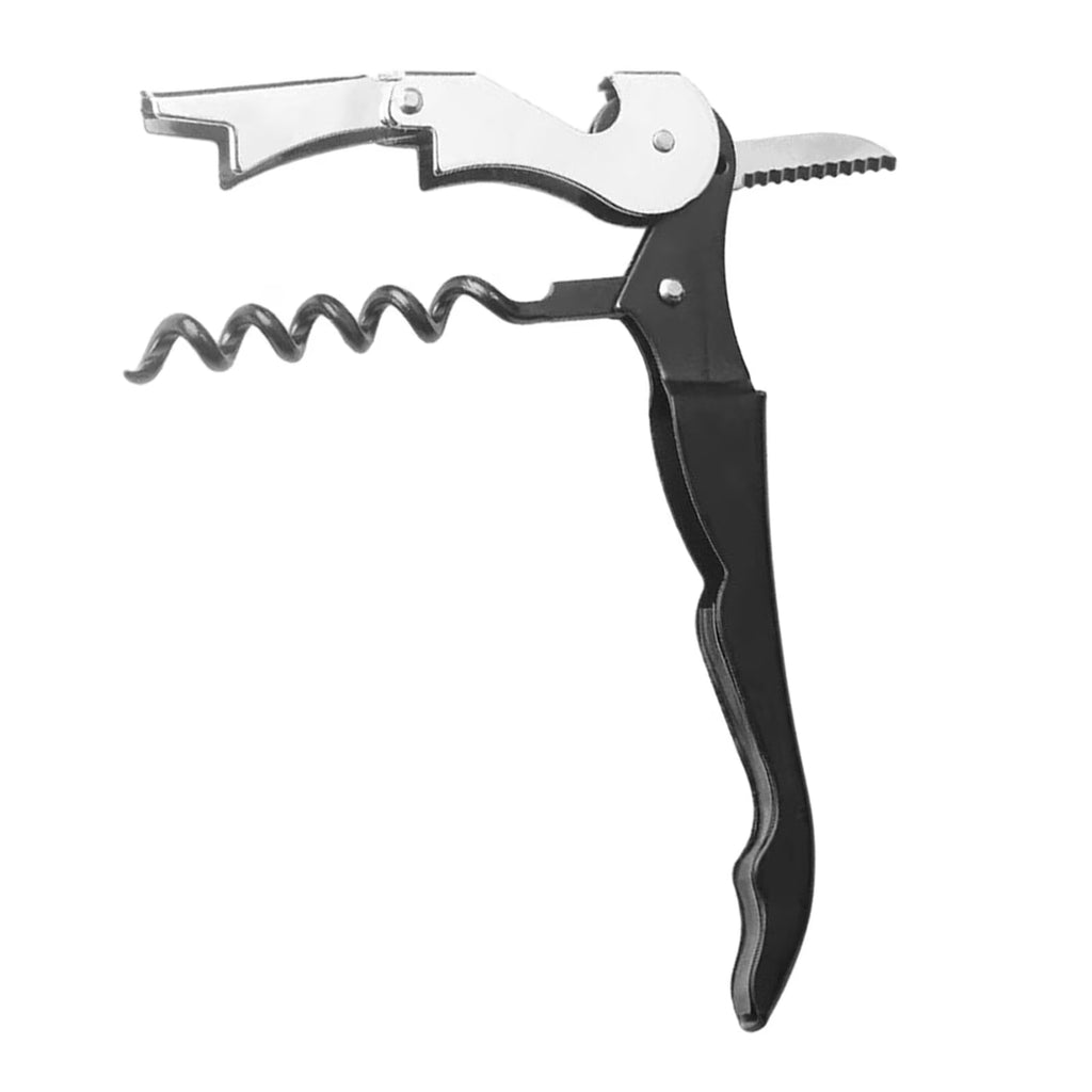 Hiroekza Opener Waiters Key For Servers Bartender With Foil Cutter Jar Opener Manual Bottle Opener Double Hinged Bottle Opener Kitchen Gadgets Clearance – Convenient Drink Preparation with Functional, Easy-Use Details