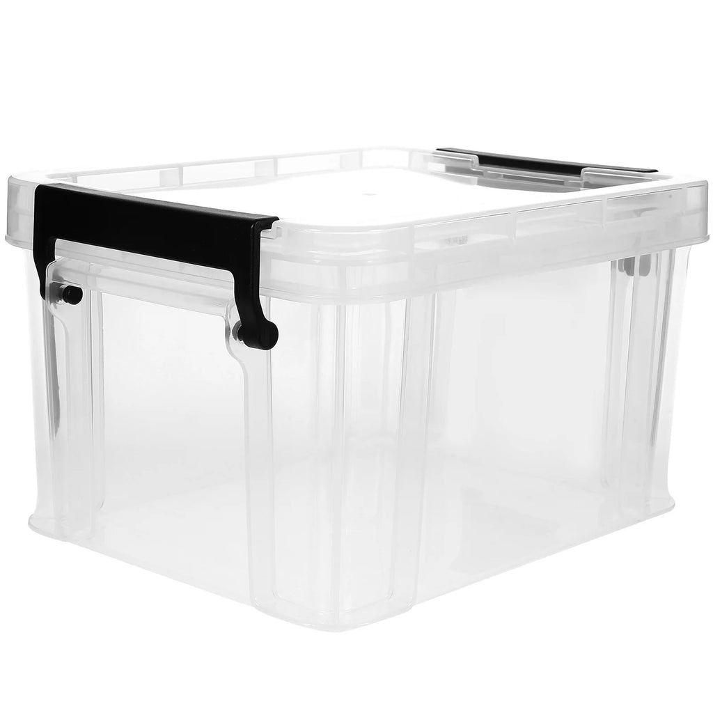 Transparent Dust-proof and Moisture-proof Household Storage Box with Lid Makeup – Secure Lid Design with Functional, Easy-Use Details