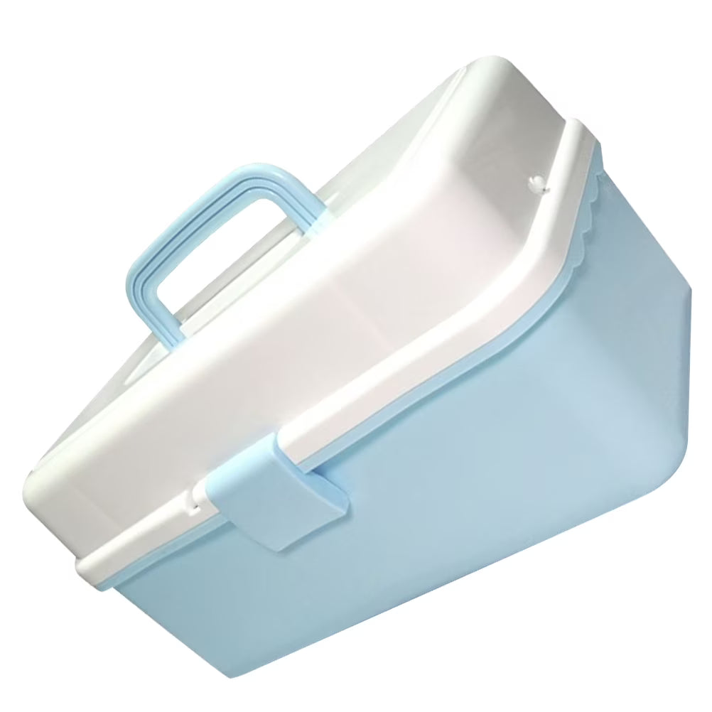 Organizer Boxes Art Tools Storage Container Blue Child – Practical Home Organization with Functional, Easy-Use Details