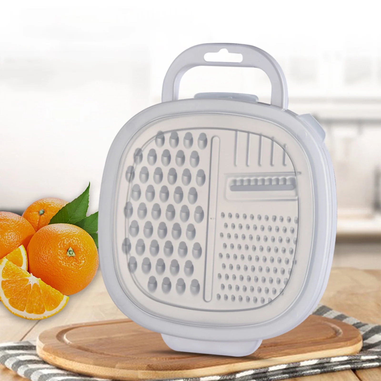 Grater Well-crafted Handheld Cheese Grater - Cheese Grater With Soft Handle - Grater For Kitchen Spices Ginger - Stainless Steel Cheese Shredder - Lemon Zester To Kitchen Gadgets Clearance – Convenient Carry Handles with Functional, Easy-Use Details