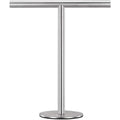Brushed Standing Towel Rack Heavy Duty Base Stainless Steel T-Shaped Hand Towel Stand for Bathroom Kitchen. – Durable Stainless Steel Construction with Functional, Easy-Use Details