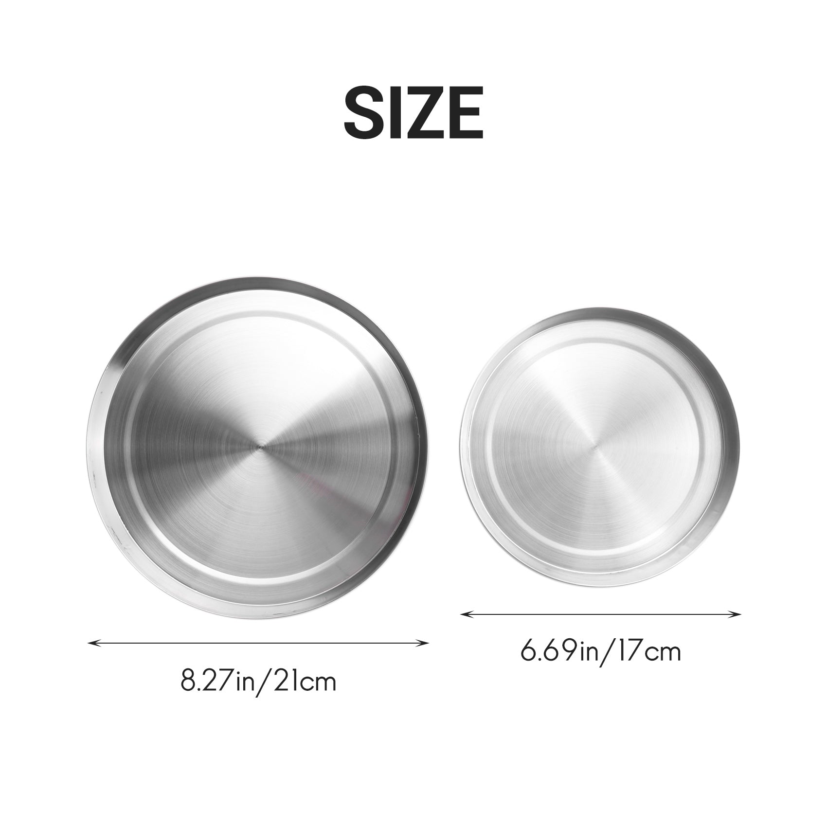 4Pcs Stainless Steel Hob Covers Stove Plate Top Cooker Protector Kit Set Utensils 17/21CM Kitchen Accessories – Durable Stainless Steel Construction with Functional, Easy-Use Details