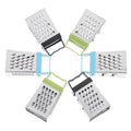 unbranded 6pcs Mini Cheese Grater Stainless Steel Small Box Grater Vegetables Shredder Handheld Kitchen Tool for Slicing Cheese Ginger Potatoes – Durable Stainless Steel Construction with Functional, Easy-Use Details