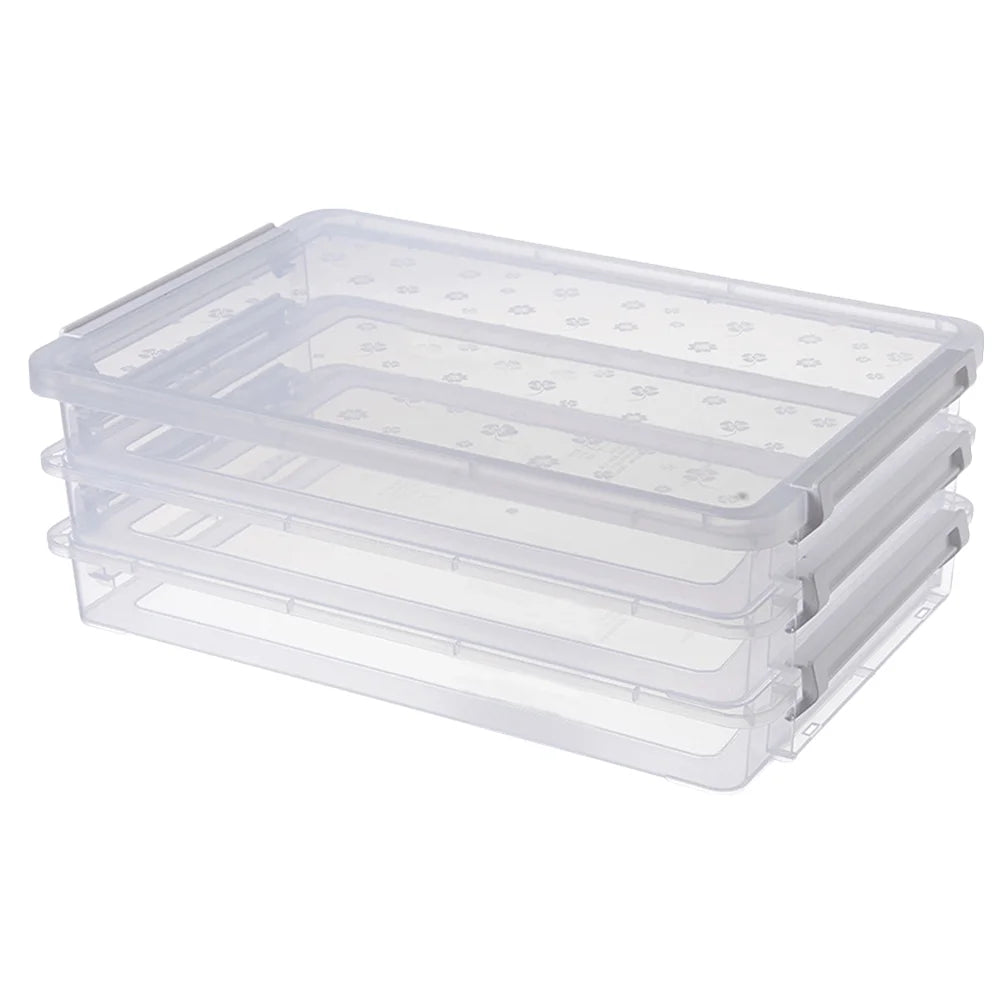 2pcs Multilayers Transparent Storage Box Clear Plastic Document Paper Filling Case – Clear-View Organization with Functional, Easy-Use Details
