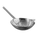 Stir Fry Skimmer Strainer 25" Stainless Steel Spider Ladle for Deep Frying Carnitas Chicken Shrimp - Long Handle Kitchen Tool – Convenient Carry Handles with Functional, Easy-Use Details