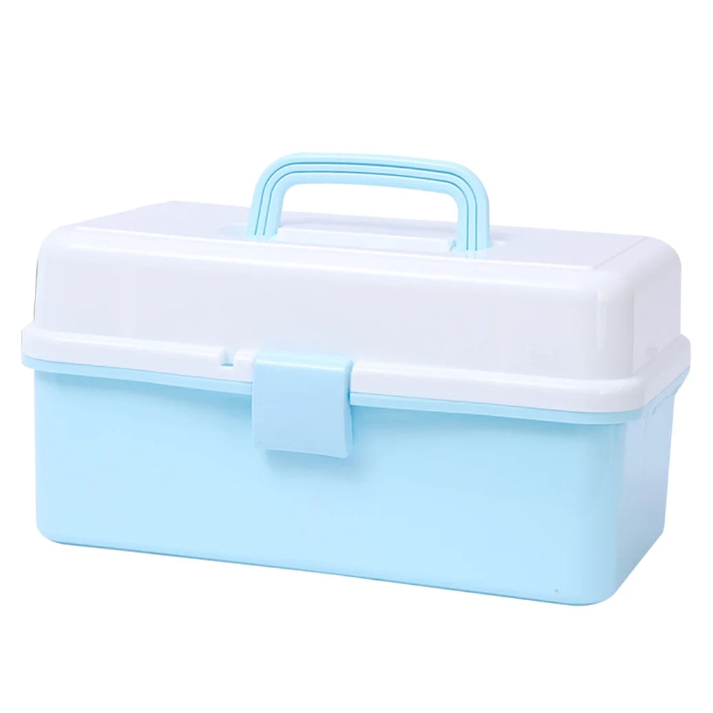 Storage Boxes Art Tools Storage Case Compact Storage Box Child 33x19.5cm Blue – Practical Home Organization with Functional, Easy-Use Details