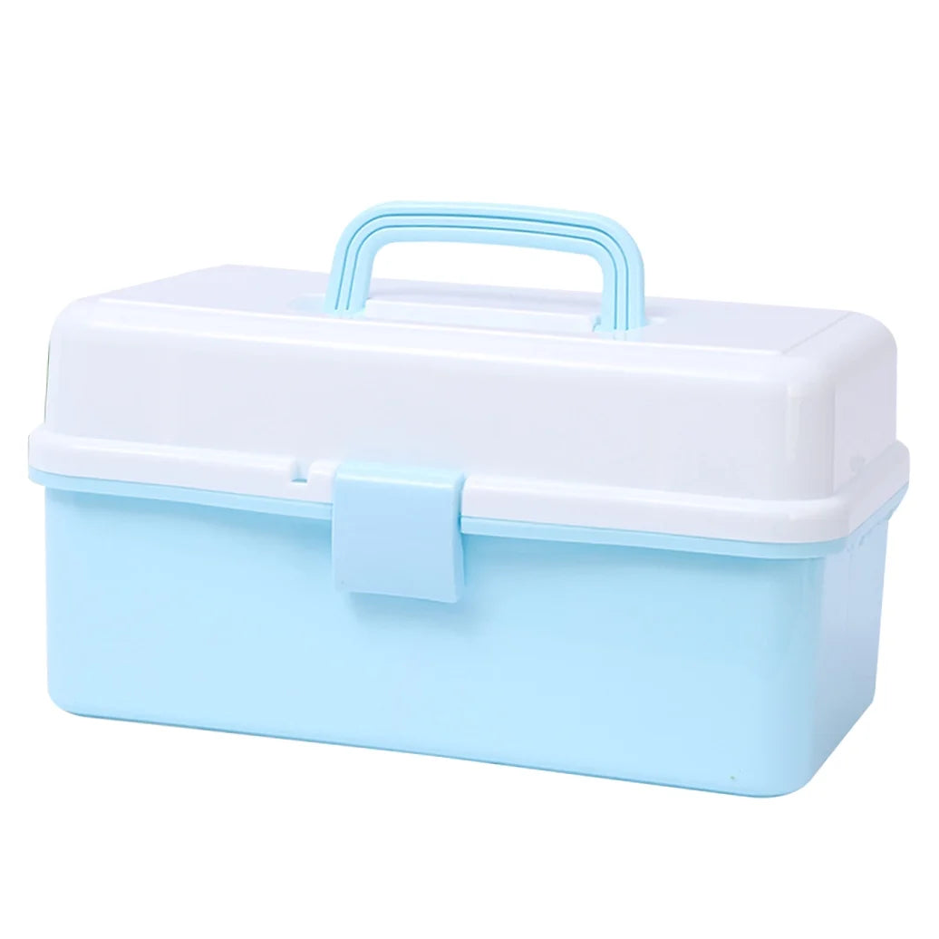 Storage Boxes Art Tools Storage Case Compact Storage Box Child 33x19.5cm Blue – Practical Home Organization with Functional, Easy-Use Details
