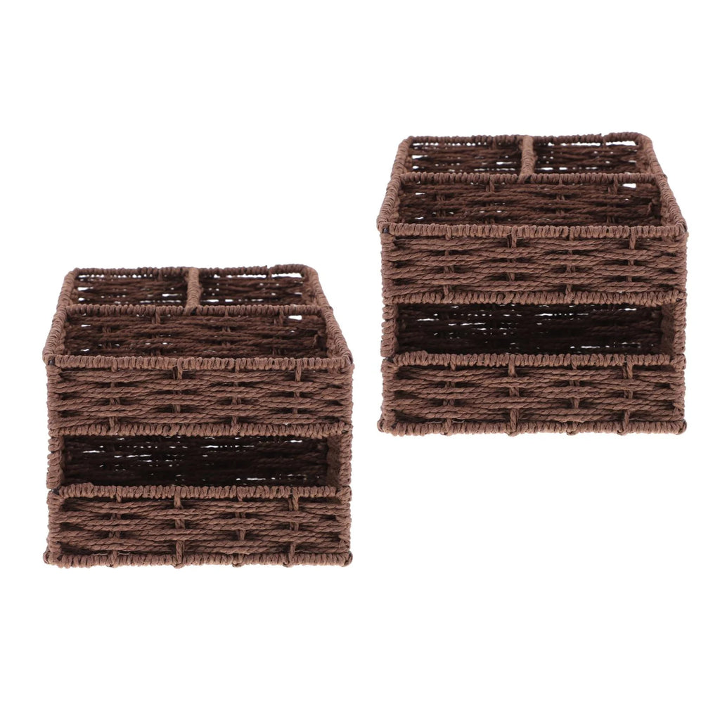 2pcs Desktop Storage Container Home Office Storage Box Sundries Small Items Organizer – Practical Home Organization with Functional, Easy-Use Details