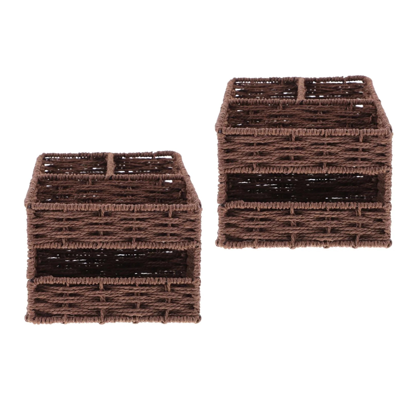 2pcs Desktop Storage Container Home Office Storage Box Sundries Small Items Organizer – Practical Home Organization with Functional, Easy-Use Details