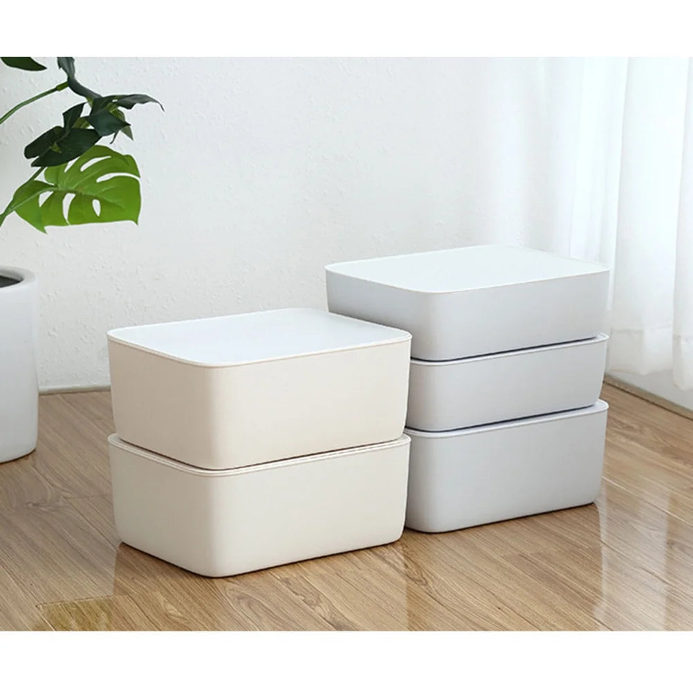 3pcs Underwear Storage Box Plastic Storage Basket Stackable Storage Container with 15-Compartment Divider for Bra Panties Socks(White) – Multiroom Organization Format with Functional, Easy-Use Details