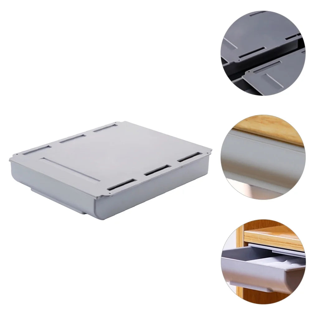 Wire Punch Free Storage Box Hanging Container Drawer Office – Space-Saving Hanging Design with Functional, Easy-Use Details