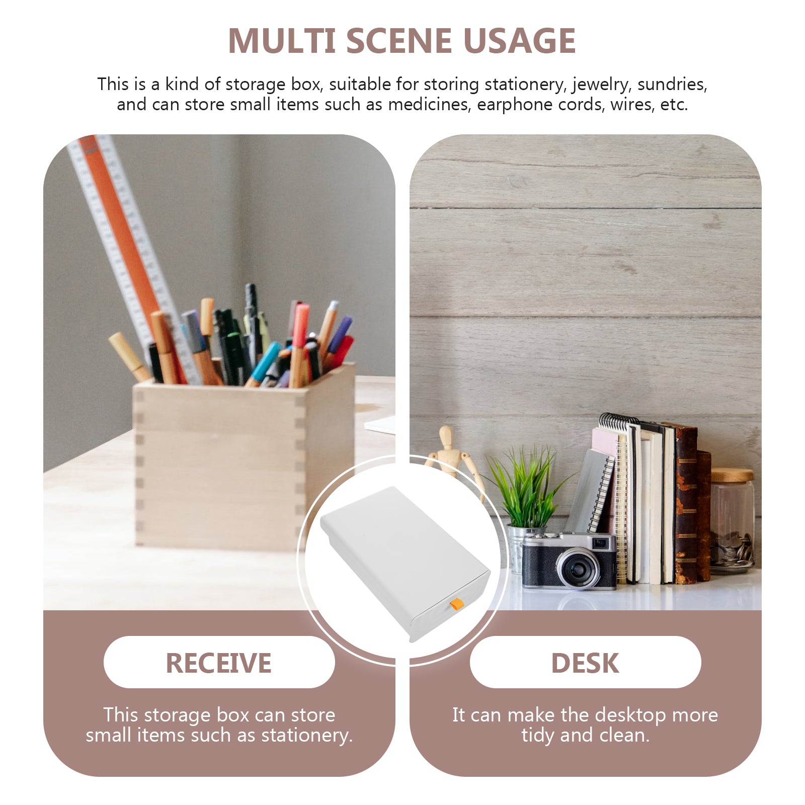 Dressers Drawer Storage Box Under Table Home Office – Practical Home Organization with Functional, Easy-Use Details