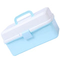 Storage Boxes Art Tools Storage Case Compact Storage Box Child 33x19.5cm Blue – Practical Home Organization with Functional, Easy-Use Details