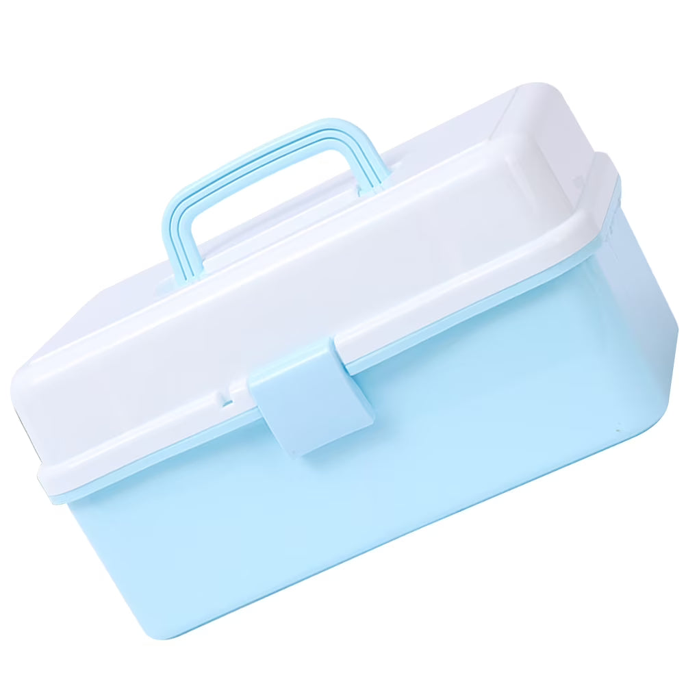 Storage Boxes Art Tools Storage Case Compact Storage Box Child 33x19.5cm Blue – Practical Home Organization with Functional, Easy-Use Details