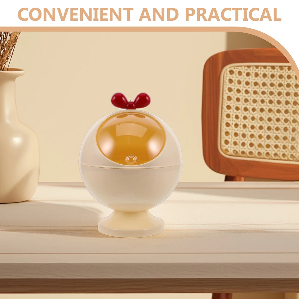 Figurine Decor Hair Accessories Storage Box Baby Miss 21.00X15.50X15.50CM Beige – Convenient Family Mealtime Use with Functional, Easy-Use Details