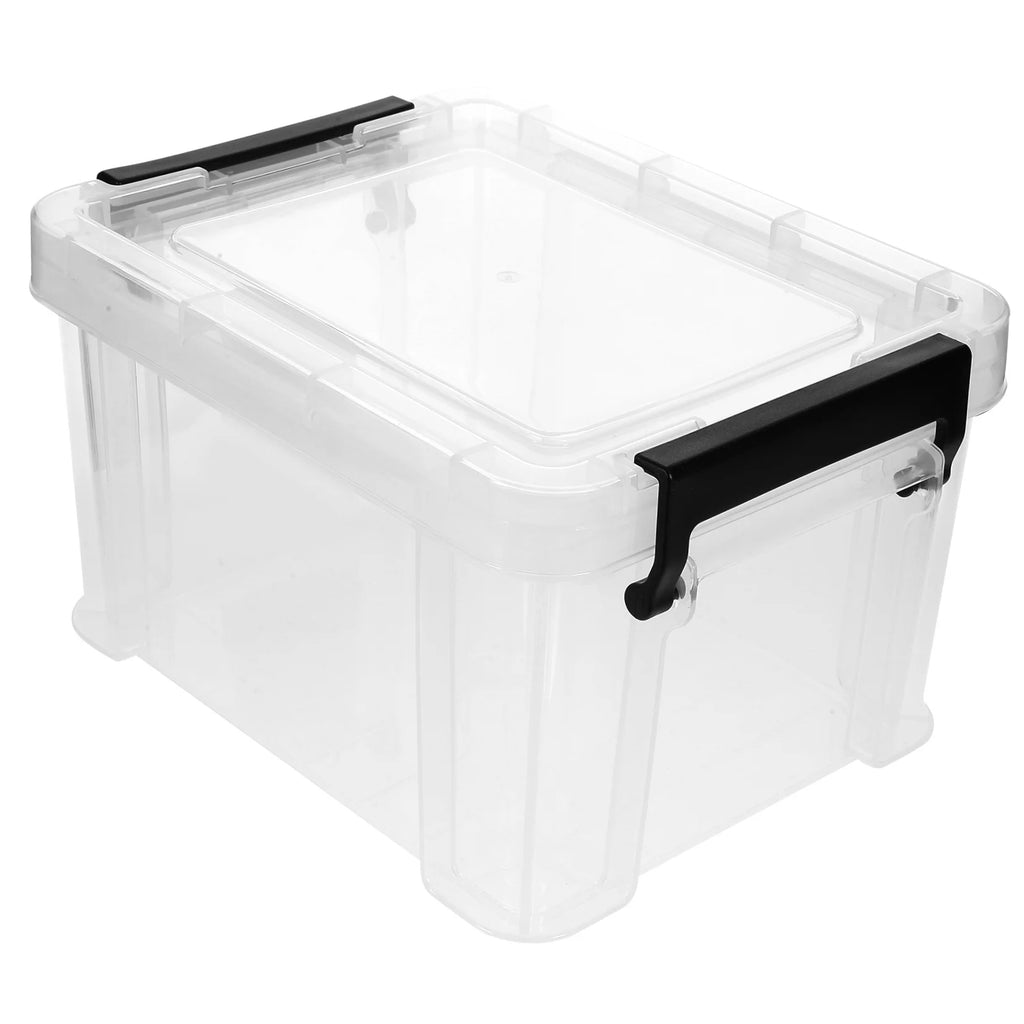 Transparent Dust-proof and Moisture-proof Household Storage Box with Lid Makeup – Secure Lid Design with Functional, Easy-Use Details