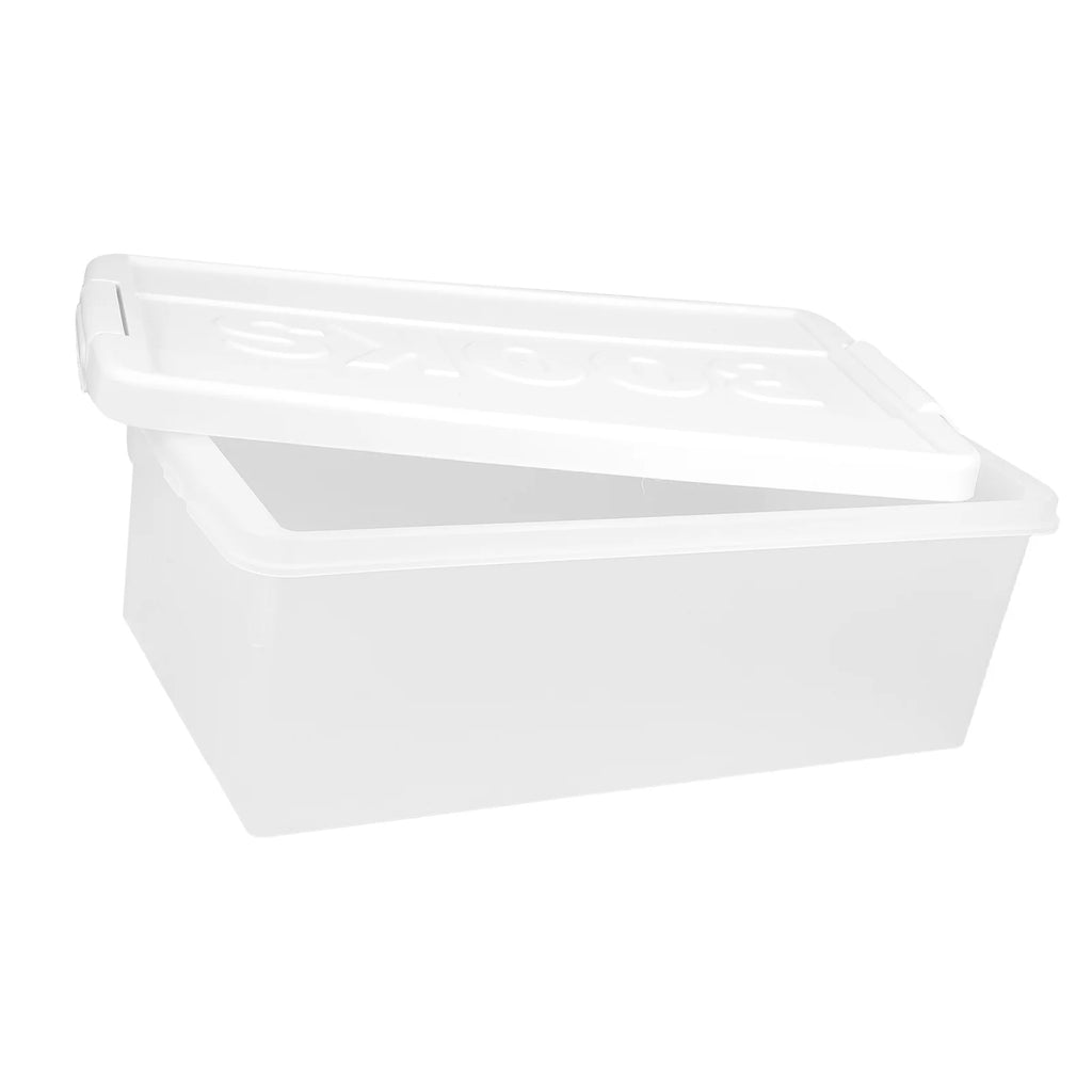 Book Storage Box Office Travel 39.50X20.50X14.00CM White – Practical Home Organization with Functional, Easy-Use Details