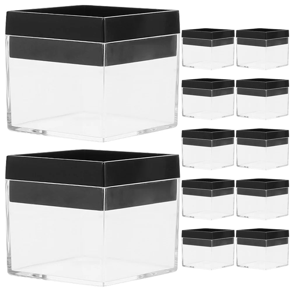 12 Pcs Specimen Boxes Capsules Small Item Storage Box Baby 4.2X4.2X3.3CM – Convenient Multi-Piece Set with Functional, Easy-Use Details