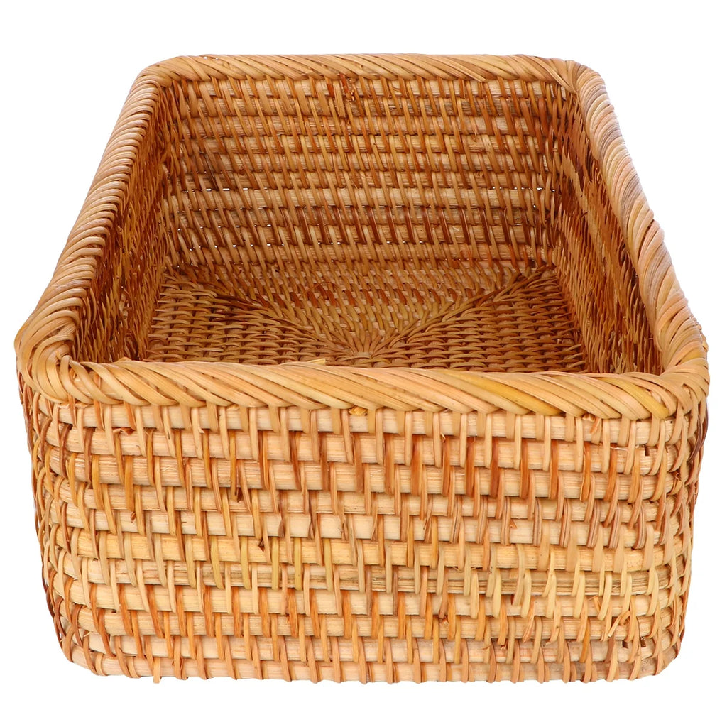 Wicker Basket with Lid Storage Boxes Lids Practical Home Child – Secure Lid Design with Functional, Easy-Use Details