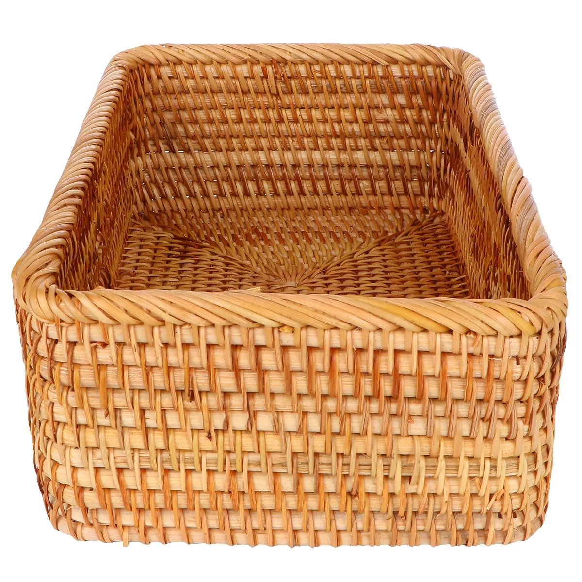 Wicker Basket with Lid Storage Boxes Lids Practical Home Child – Secure Lid Design with Functional, Easy-Use Details