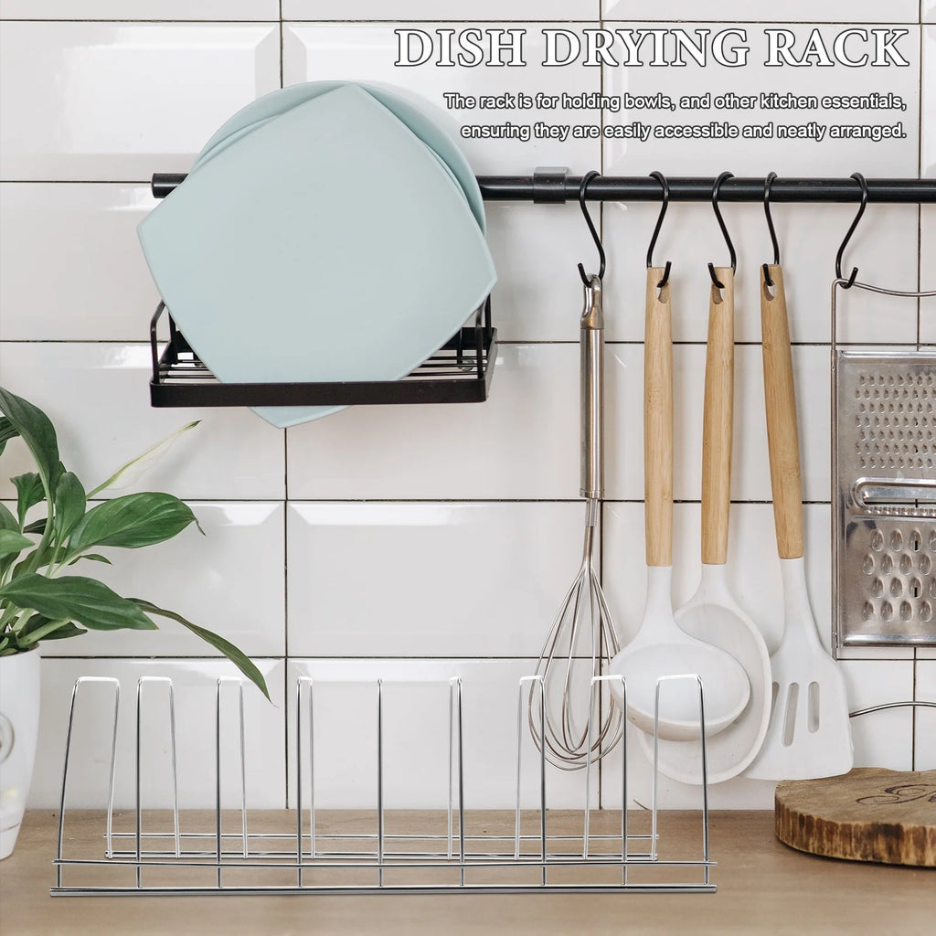 unbranded Kitchen Dish Drying Rack Made OfStainless Steel Stainless Steel Storage Box Kitchen Dish Tray Kitchen Bowl Stand Kitchen Plate Stand – Durable Stainless Steel Construction with Functional, Easy-Use Details