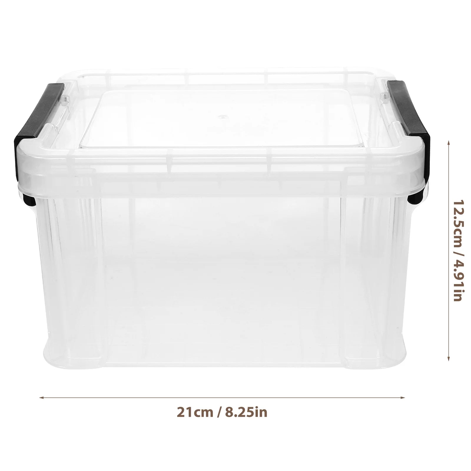 Transparent Dust-proof and Moisture-proof Household Storage Box with Lid Makeup – Secure Lid Design with Functional, Easy-Use Details
