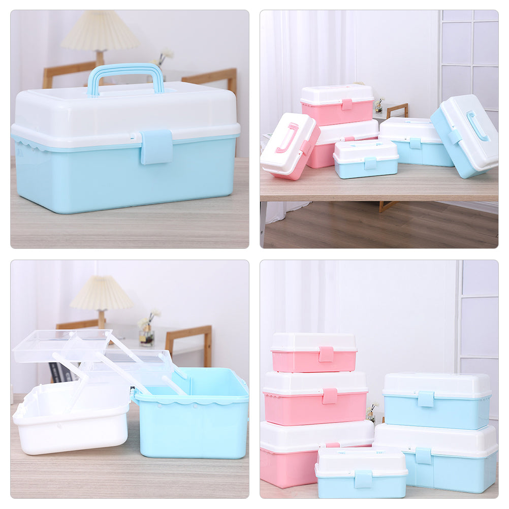 Organizer Boxes Art Tools Storage Case Stationery Sturdy Child – Practical Home Organization with Functional, Easy-Use Details