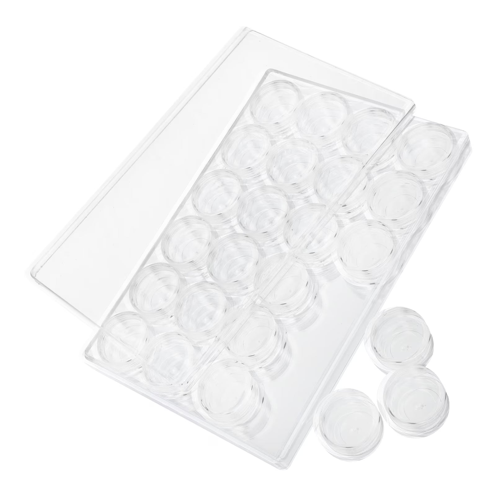 Closet Bead Organizers Storage Boxes 24X16cm Transparent – Clear-View Organization with Functional, Easy-Use Details