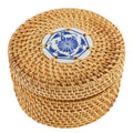 Toy Rattan Nut Box Household Storage Container 14X14X8CM – Practical Home Organization with Functional, Easy-Use Details