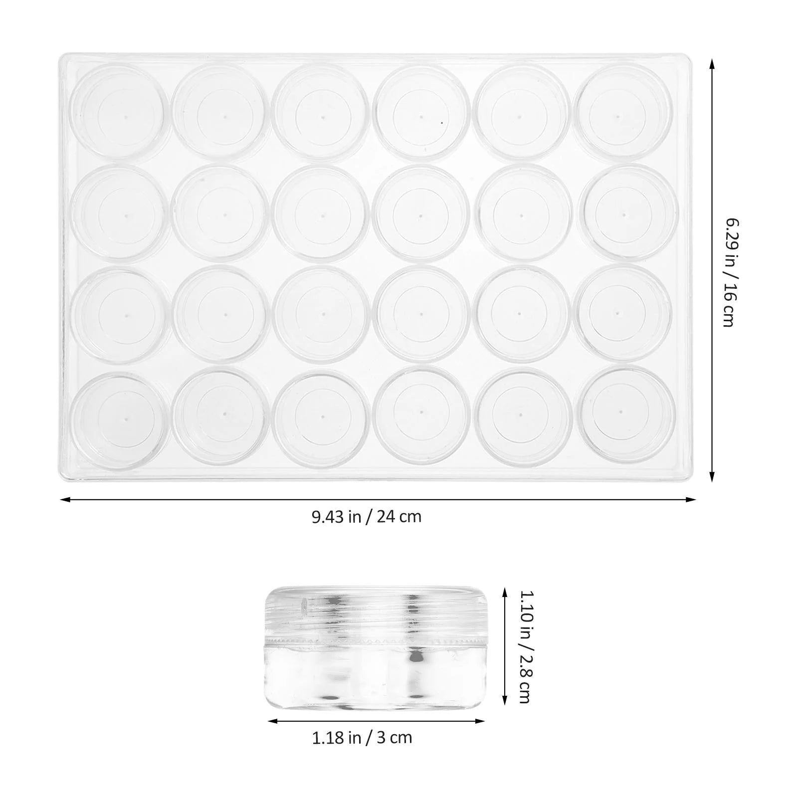 Closet Bead Organizers Storage Boxes 24X16cm Transparent – Clear-View Organization with Functional, Easy-Use Details