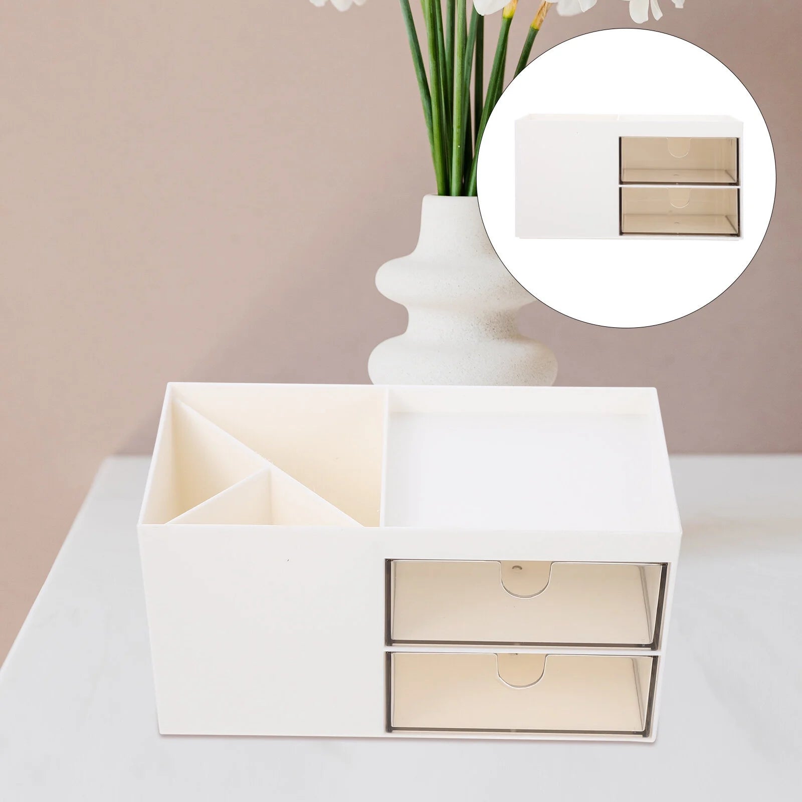Adjustable Cosmetic Display Highlighter Bathroom Storage Box Office Container – Adjustable Everyday Design with Functional, Easy-Use Details