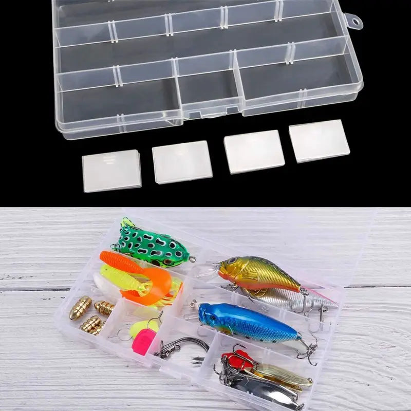 [Clear Jewelry Box] 6pcs Clear Jewelry Box | Plastic Bead Storage Craft Container Earrings Organizer – Clear-View Organization with Functional, Easy-Use Details