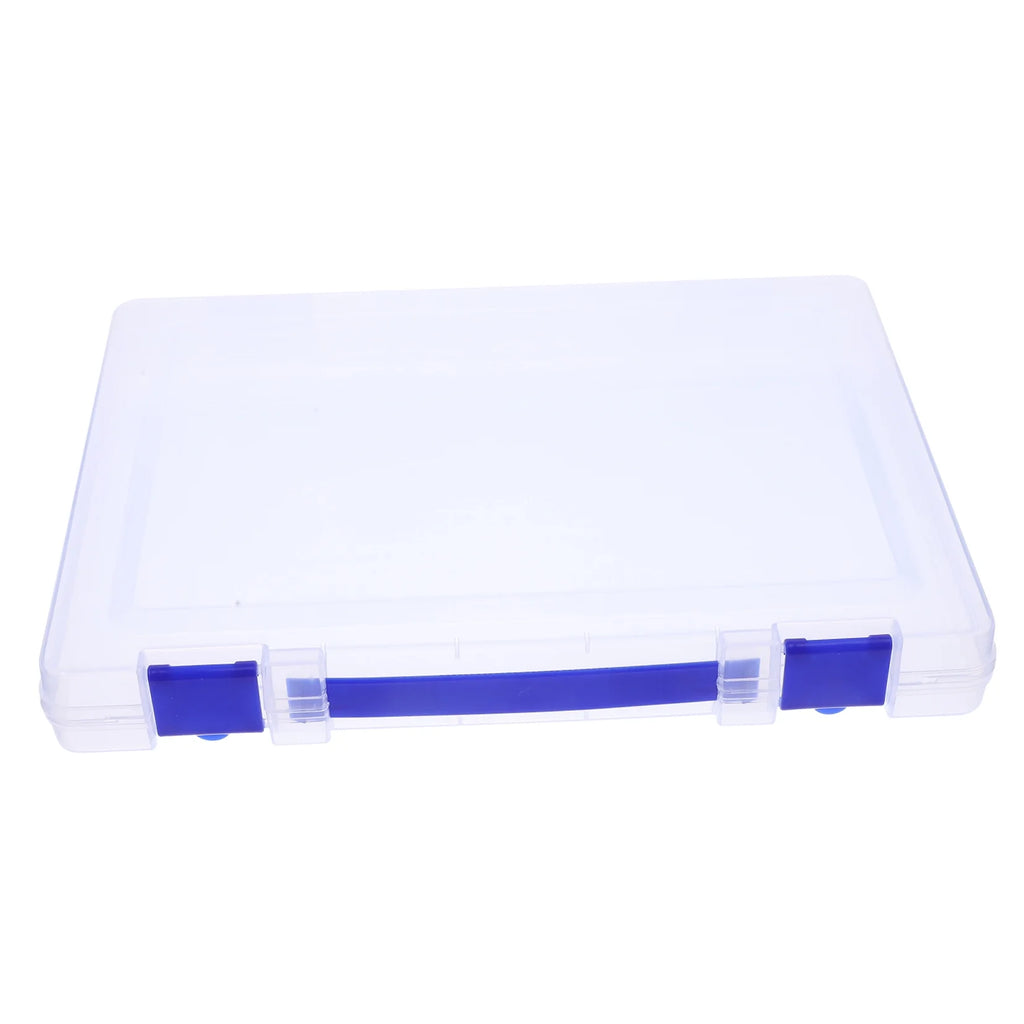 Daily Use File Case Office Organizer Organization Flat Storage Cardboard Boxes with Lids – Secure Lid Design with Functional, Easy-Use Details