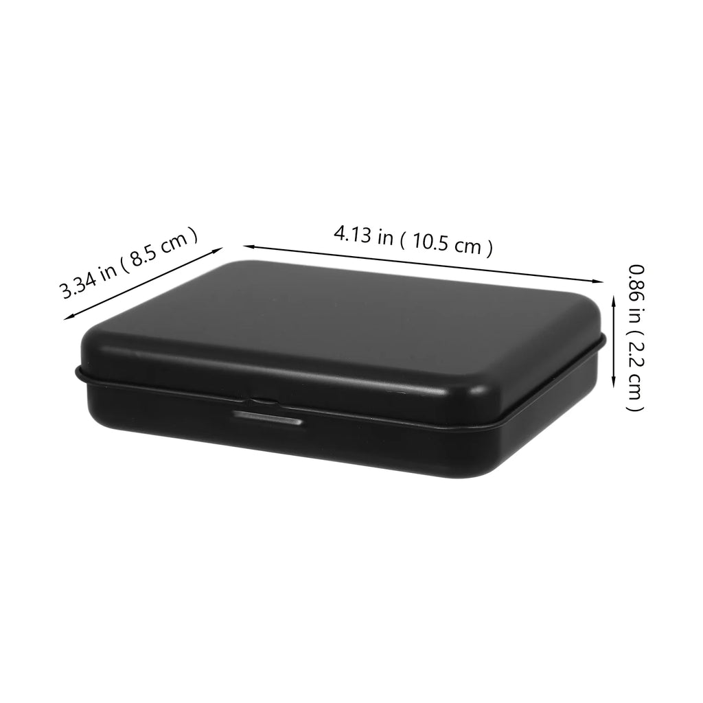 Toy Accessories Iron Storage Box Child 10.50X8.50X2.20CM Black – Multiroom Organization Format with Functional, Easy-Use Details