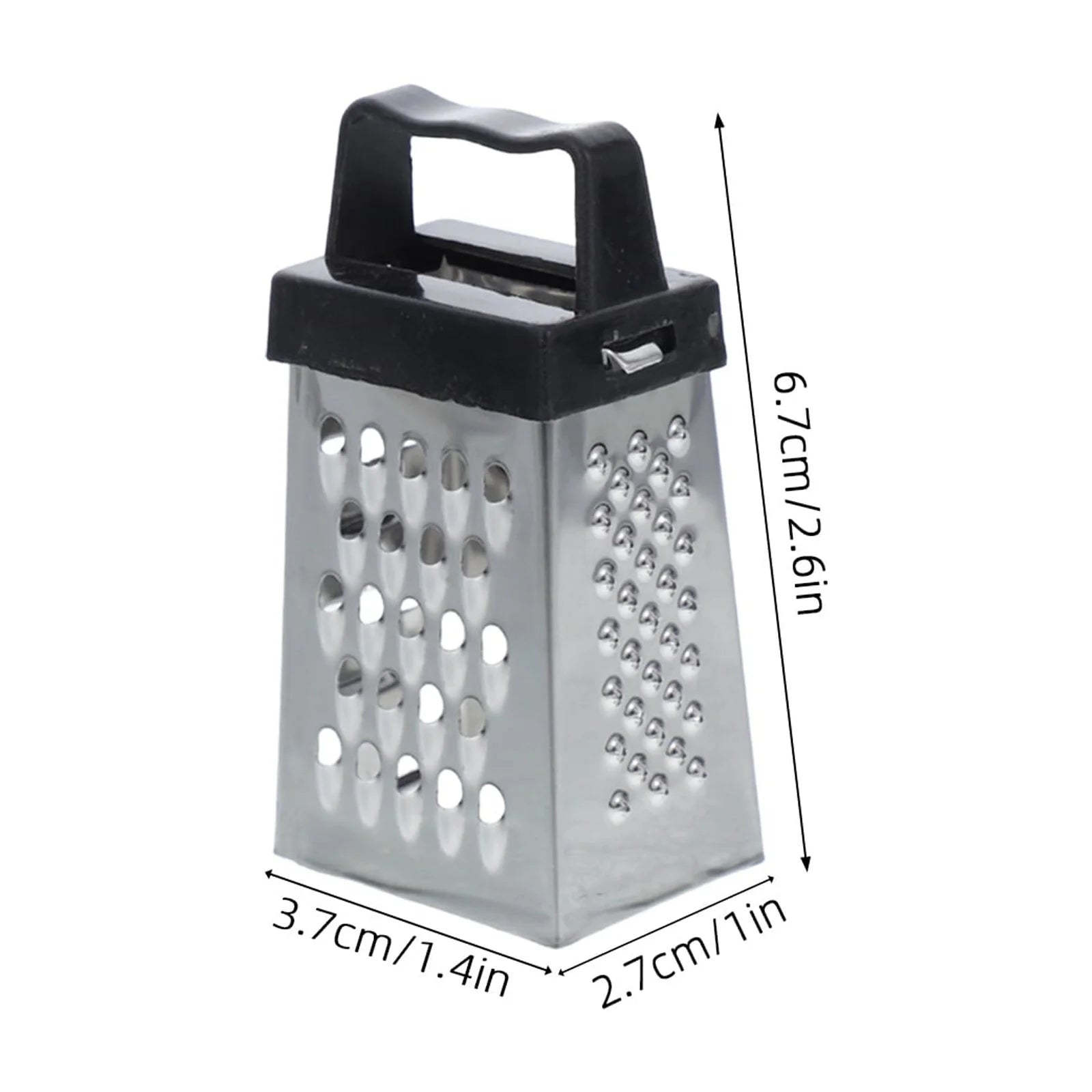 unbranded 6pcs Mini Cheese Grater Stainless Steel Small Box Grater Vegetables Shredder Handheld Kitchen Tool for Slicing Cheese Ginger Potatoes – Durable Stainless Steel Construction with Functional, Easy-Use Details