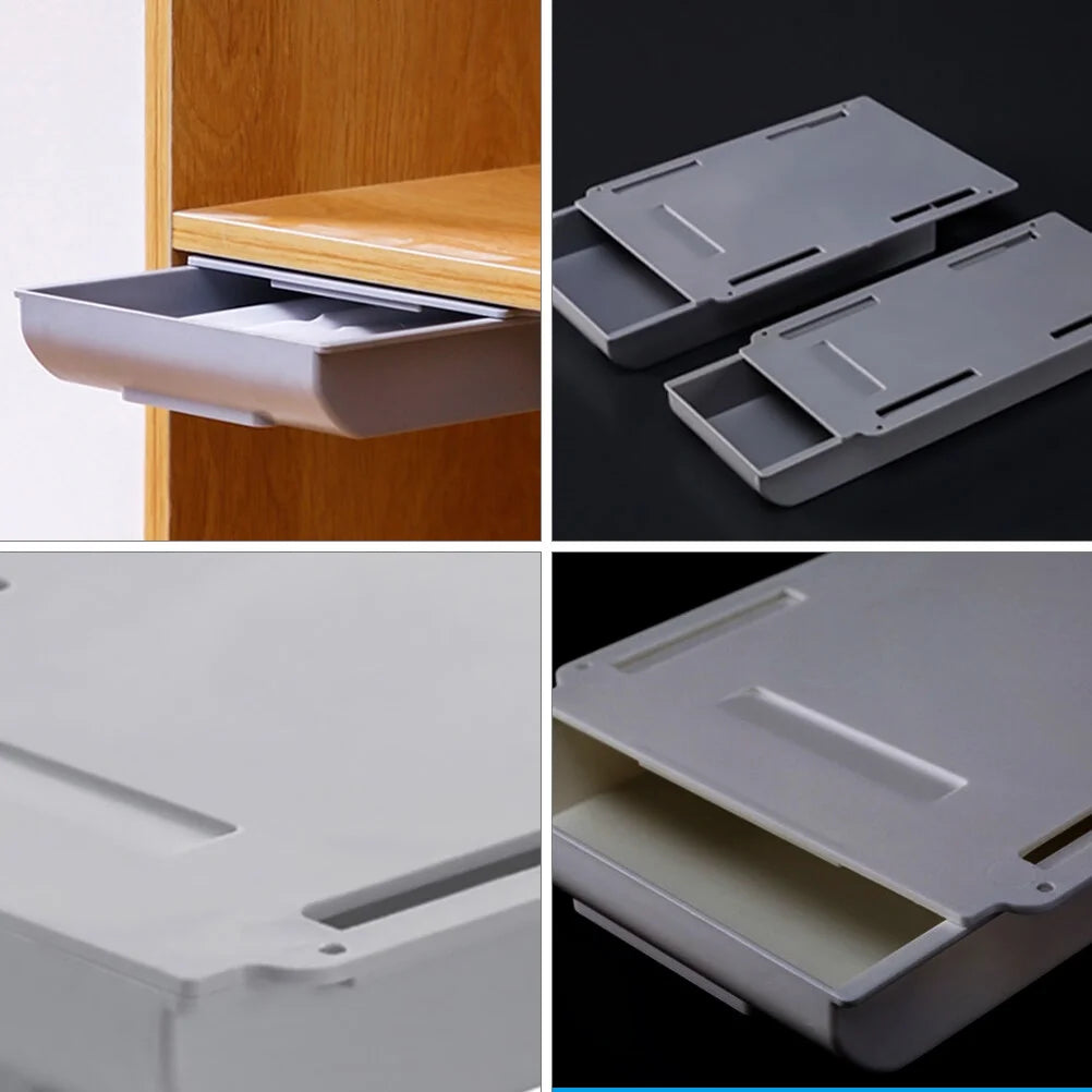 Wire Punch Free Storage Box Hanging Container Drawer Office – Space-Saving Hanging Design with Functional, Easy-Use Details