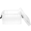 Lids Office Stationery Storage Box 21X16.4X12.5CM Transparent – Clear-View Organization with Functional, Easy-Use Details