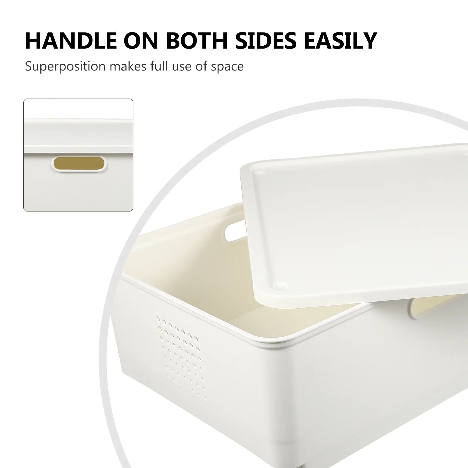 Storage Containers with Lids Japanese Box Organizing Desktop – Secure Lid Design with Functional, Easy-Use Details