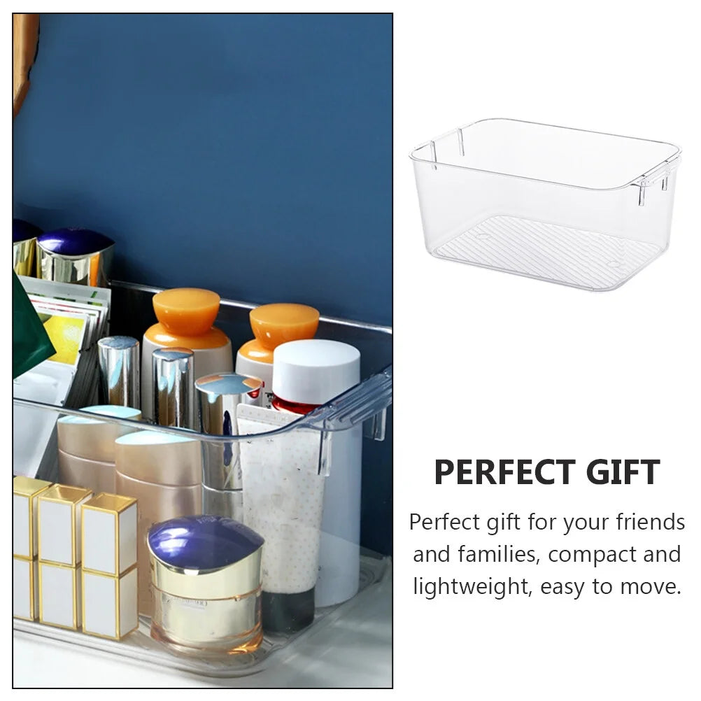 Clear Organizer Drawers Storage Bins Cosmetic Box Sundries Container – Clear-View Organization with Functional, Easy-Use Details