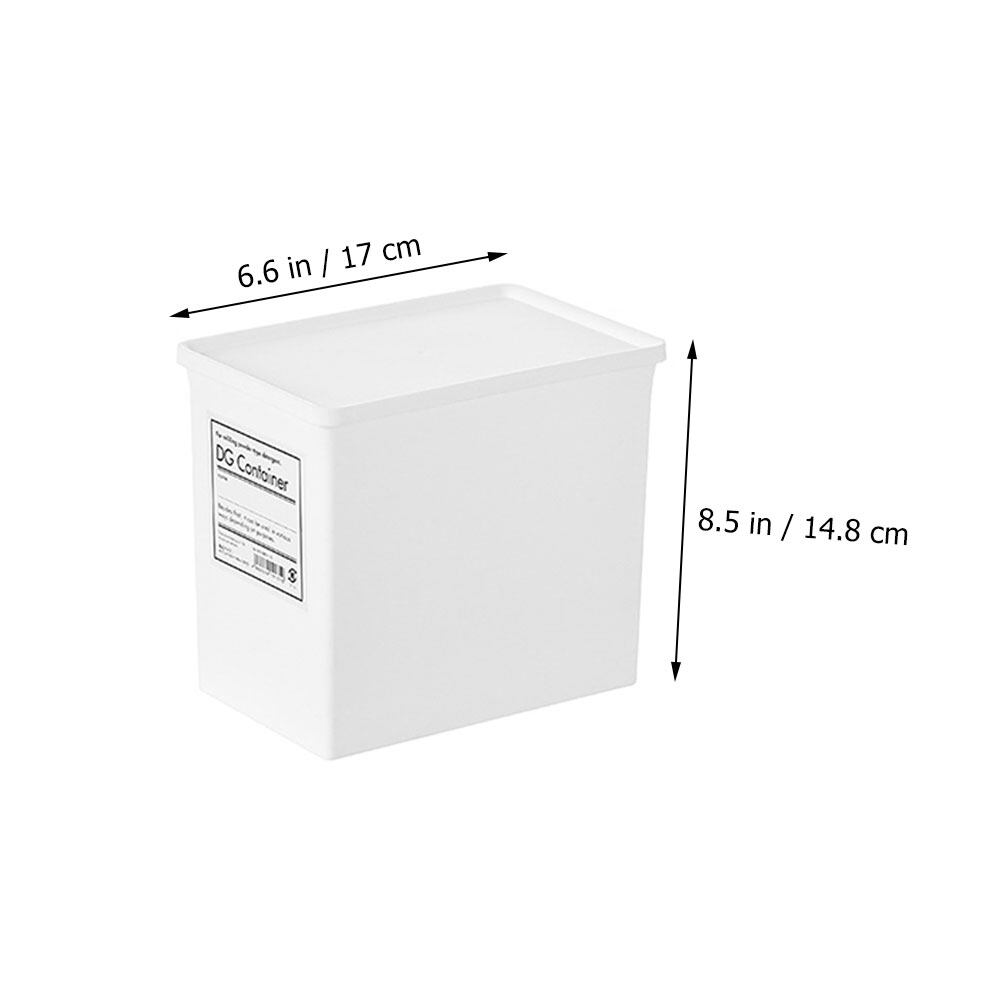 6 pcsHome Use Storage Box Lid Washing Powder Box Storage Box Practical Container – Practical Home Organization with Functional, Easy-Use Details