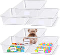 24 Pcs Plastic Cubby Storage Bins Classroom Cubby Organization with Self Adhesive Labels Bin Small Stackable Storage Containers Toy Book Box for School(14 x 10 x 3 Inch,Clear) – Multiroom Organization Format with Functional, Easy-Use Details