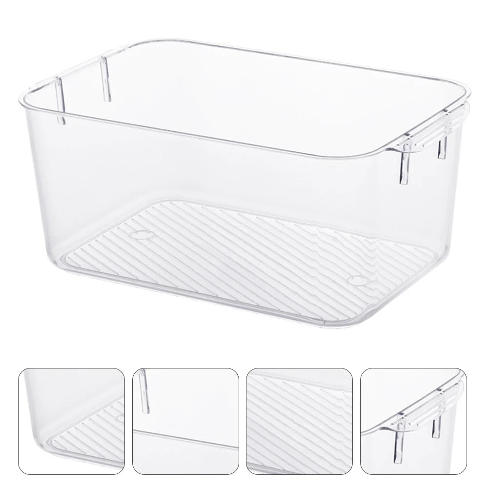 Clear Organizer Drawers Storage Bins Cosmetic Box Sundries Container – Clear-View Organization with Functional, Easy-Use Details