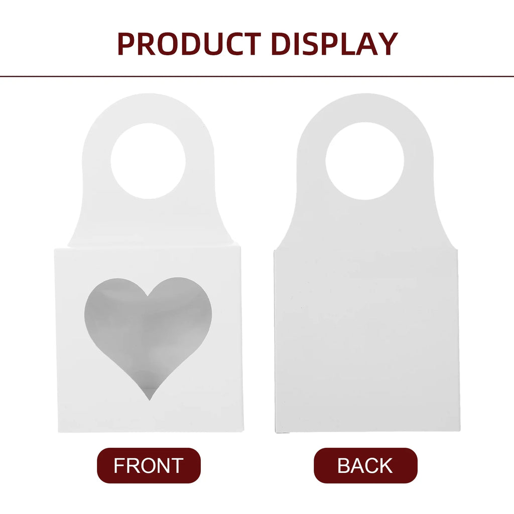 25 Pcs Storage Boxes with Lids Red Wine Bottle Hook Box 9.00X9.00X3.00CM White – Secure Lid Design with Functional, Easy-Use Details
