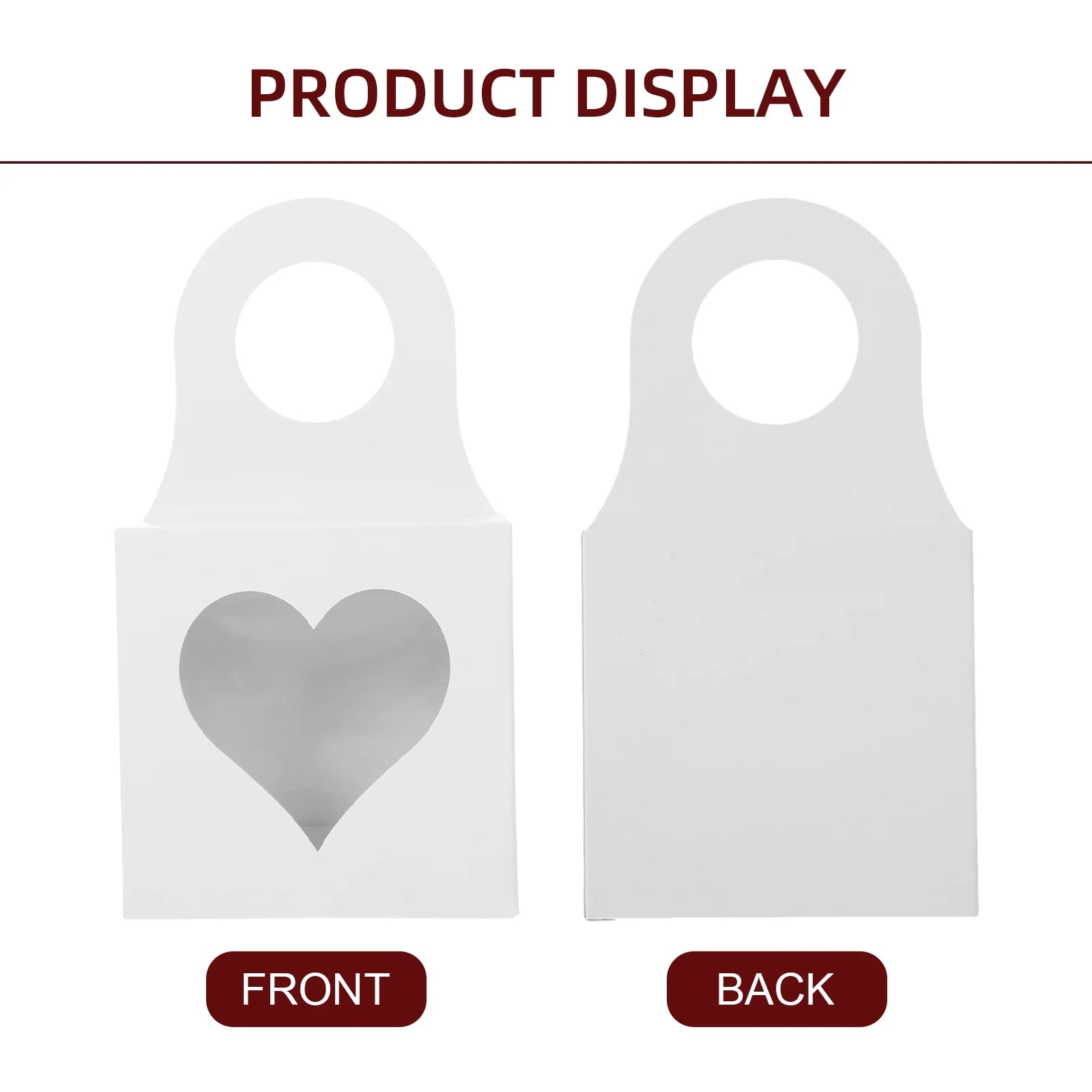 25 Pcs Storage Boxes with Lids Red Wine Bottle Hook Box 9.00X9.00X3.00CM White – Secure Lid Design with Functional, Easy-Use Details