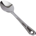 Super Strong 11 Inch Serving Spoon Ergonomic Stainless Steel Cooking Utensil Large Basting Spoon for Professional Restaurant Buffet Banquet Service and Home Chefs Silver – Durable Stainless Steel Construction with Functional, Easy-Use Details