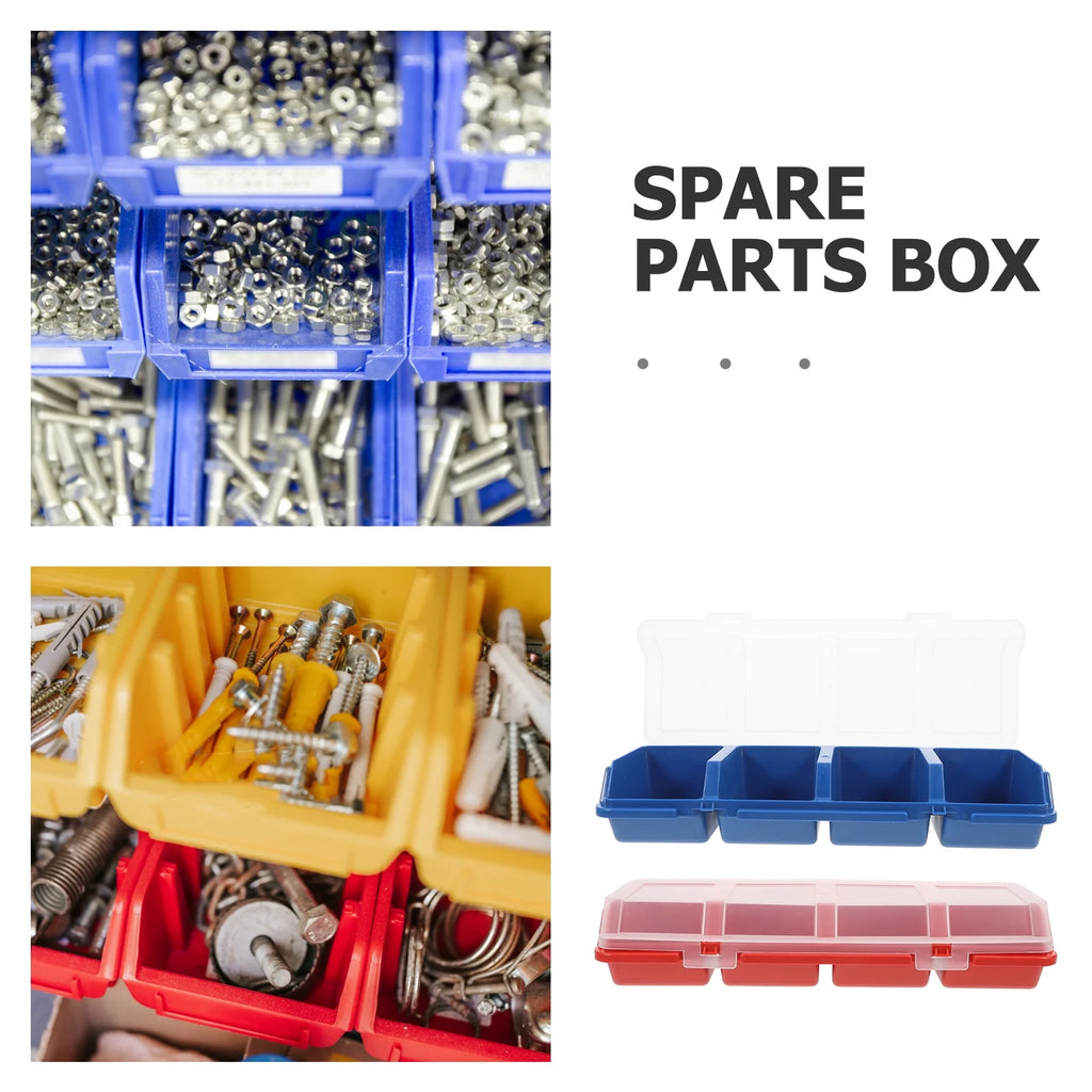 2 Pcs Screw and Nail Organizers Storage Parts Box – Convenient Multi-Piece Set with Functional, Easy-Use Details