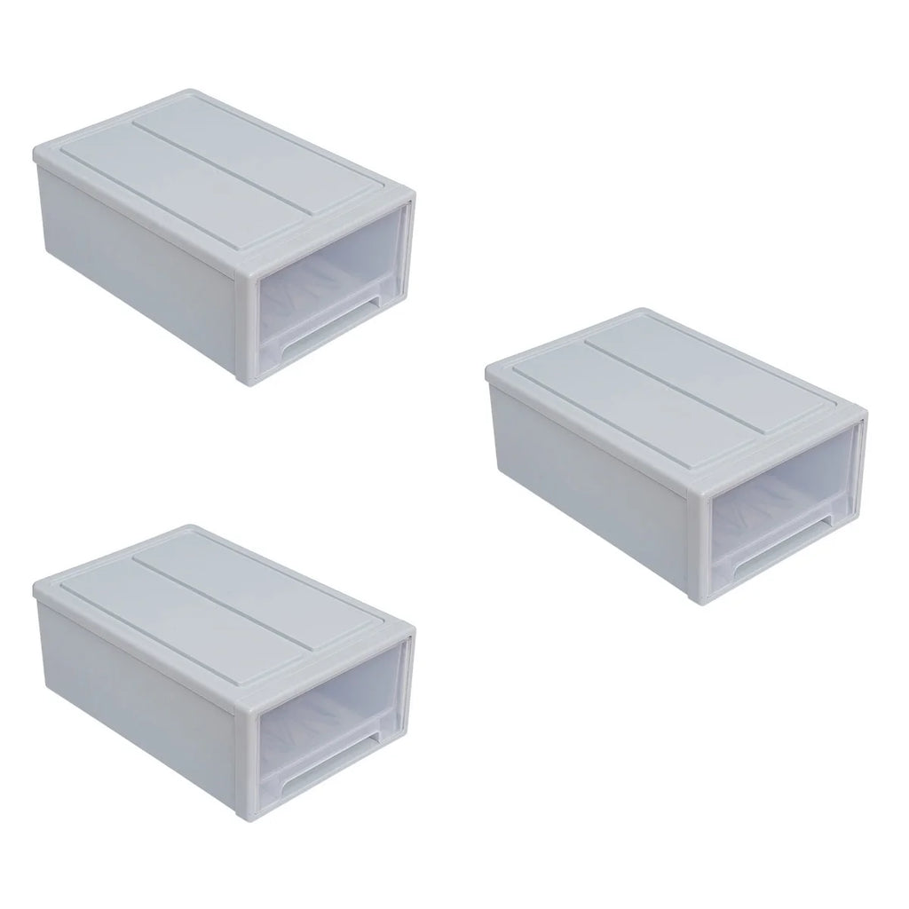 3pcs Drawer Clothes Storage Box Closet Storage Organizer Holder Box for Children Kids RoomNursery Playroom Blue – Everyday Household Format with Functional, Easy-Use Details