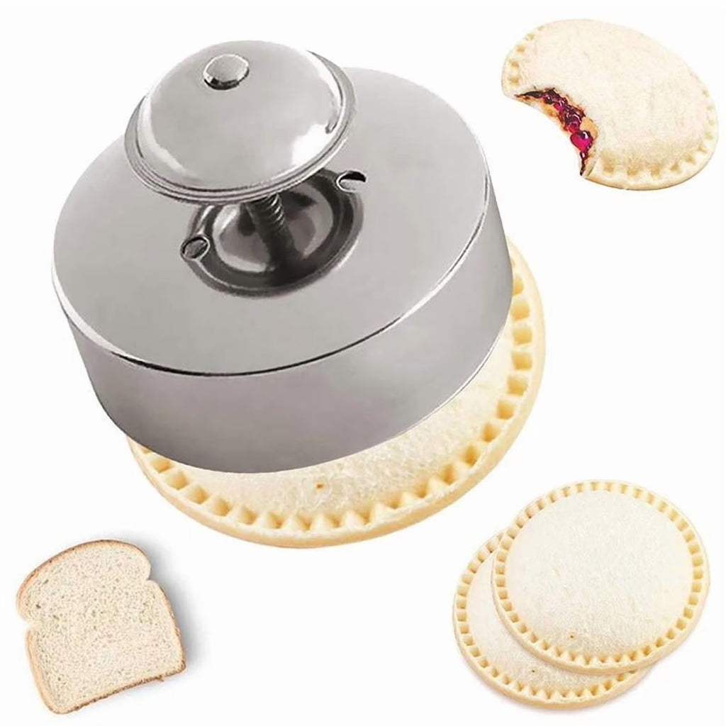 Stainless Steel Sandwich Cutter 1 Count Sandwich Maker Pastry Mold Kitchen Baking Tools Supplies, Kitchen Accessories Summer Essentials – Durable Stainless Steel Construction with Functional, Easy-Use Details